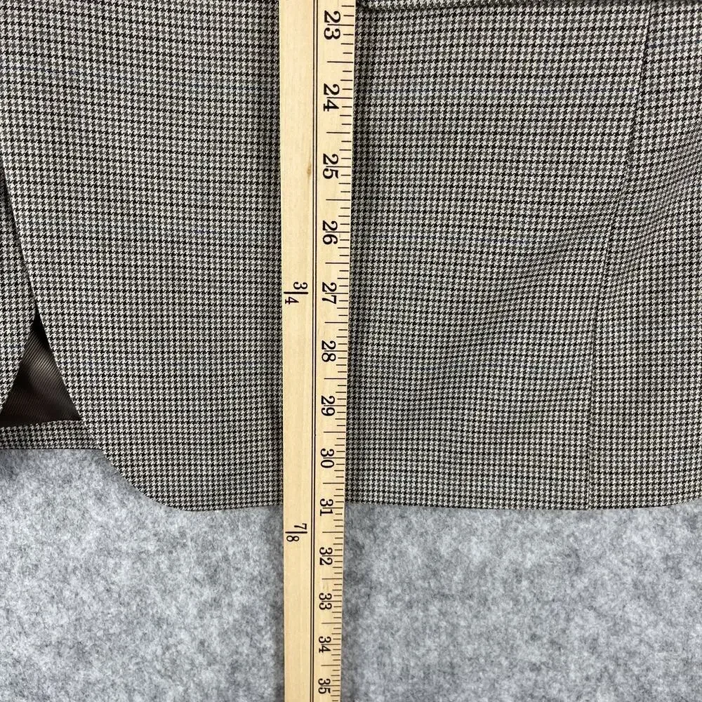 Stafford Year Round Blazer‎ Sport Coat Mens 42R Herringbone Classic Fit Travel